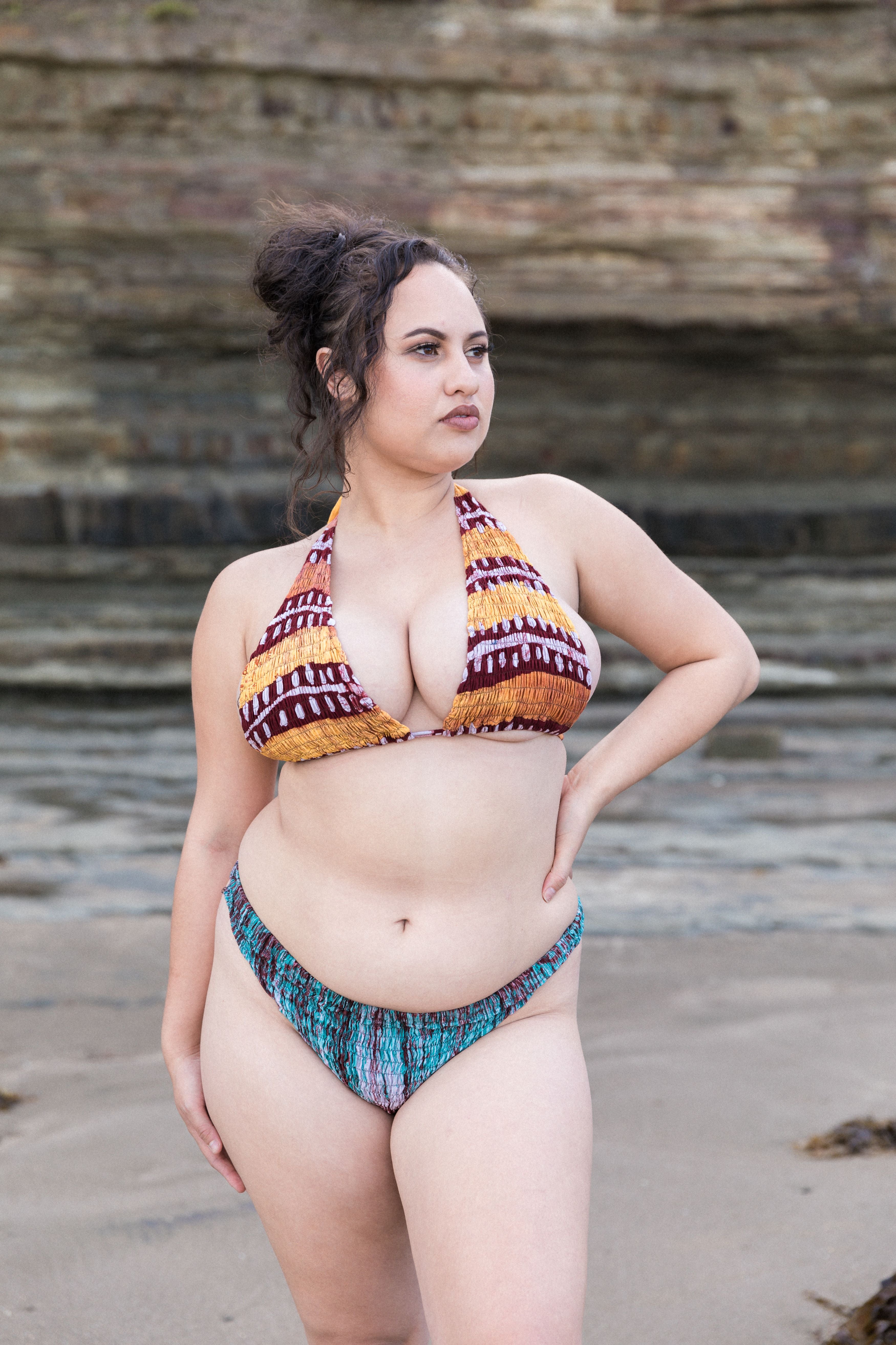 Chubby on sale woman bikini